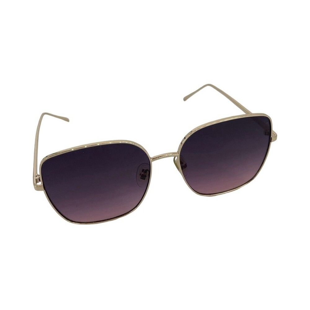 SOJOS Womens Oversized Square Sunglasses Gold Purple Gradient Lens UV400‎